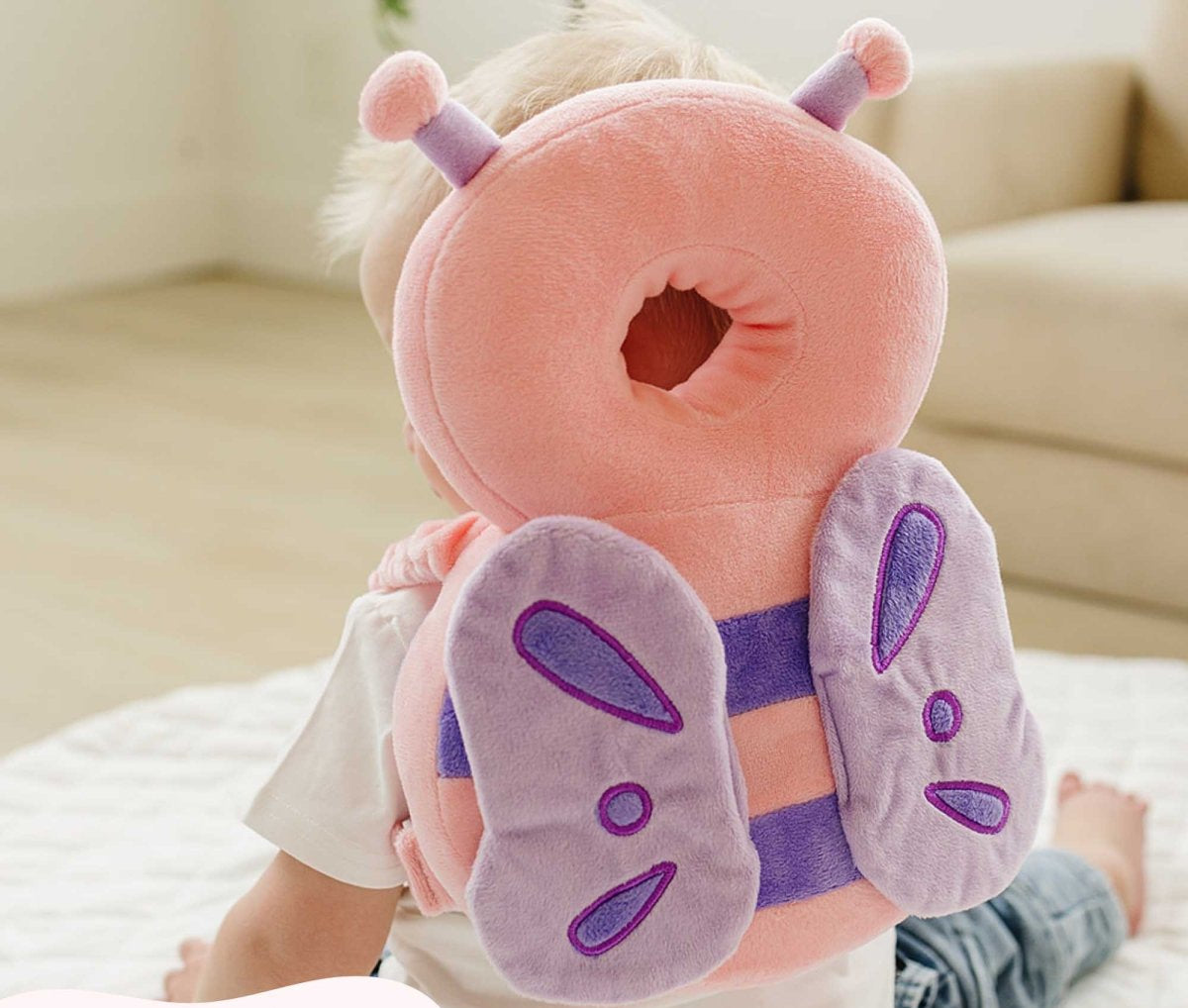 Coziboo Baby Hoofdbeschermer Rugkussen – Veilig Leren Kruipen & Lopen
