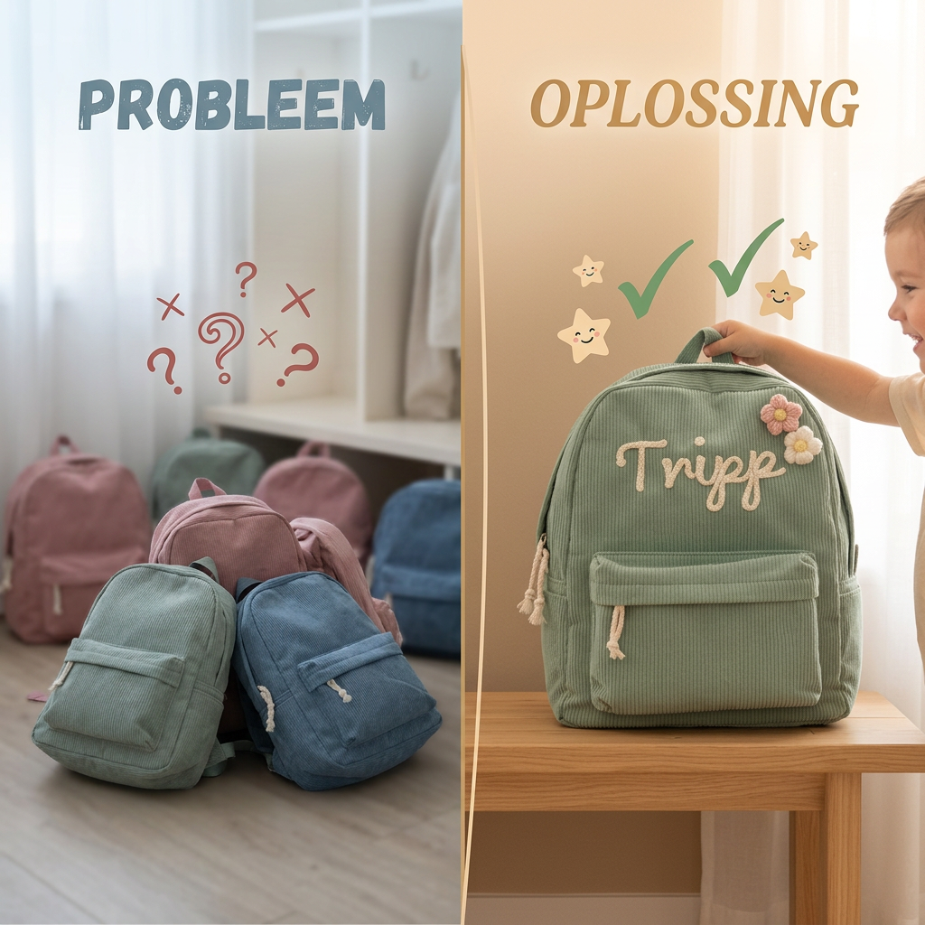 Coziboo Gepersonaliseerde Kinder Rugzak – Lichtgewicht & Uniek met Naam