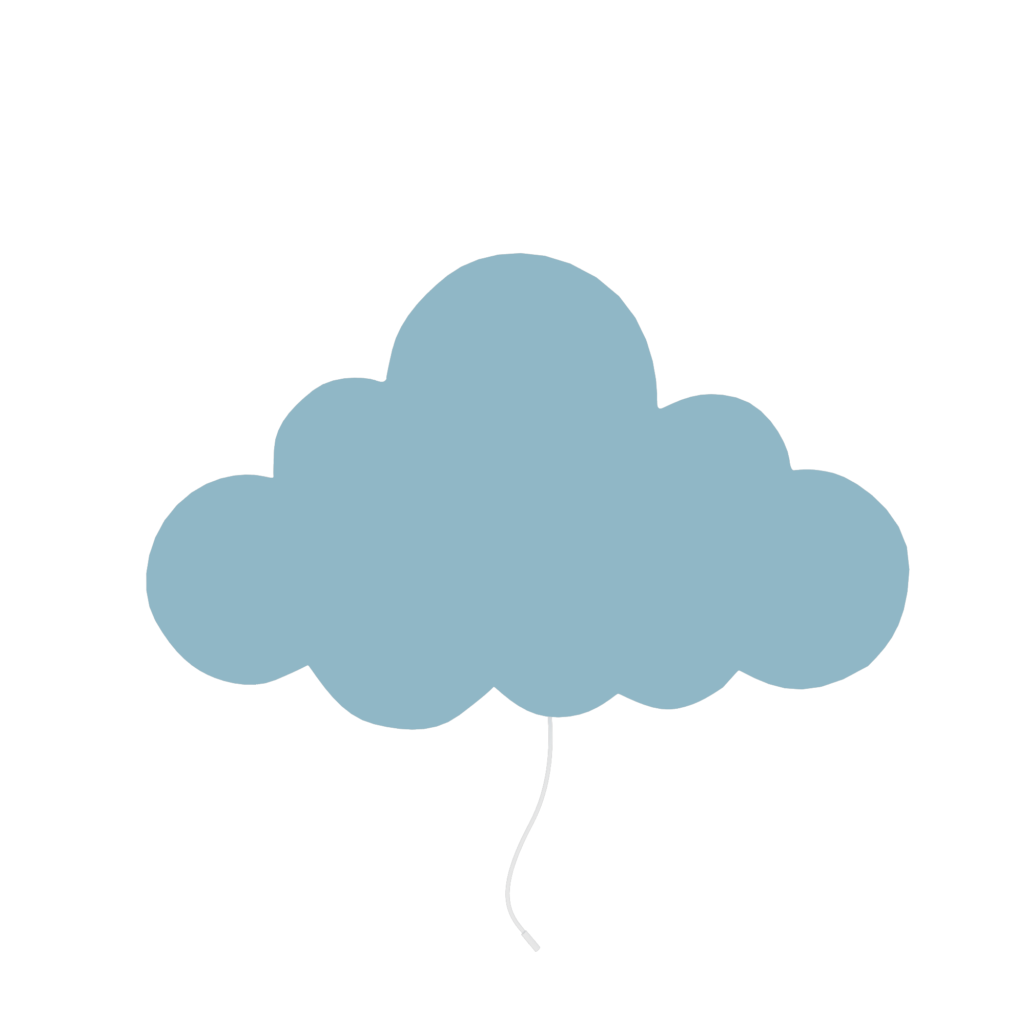 Coziboo Wolk Nachtlampje – Zacht Licht voor Rustige Nachten
