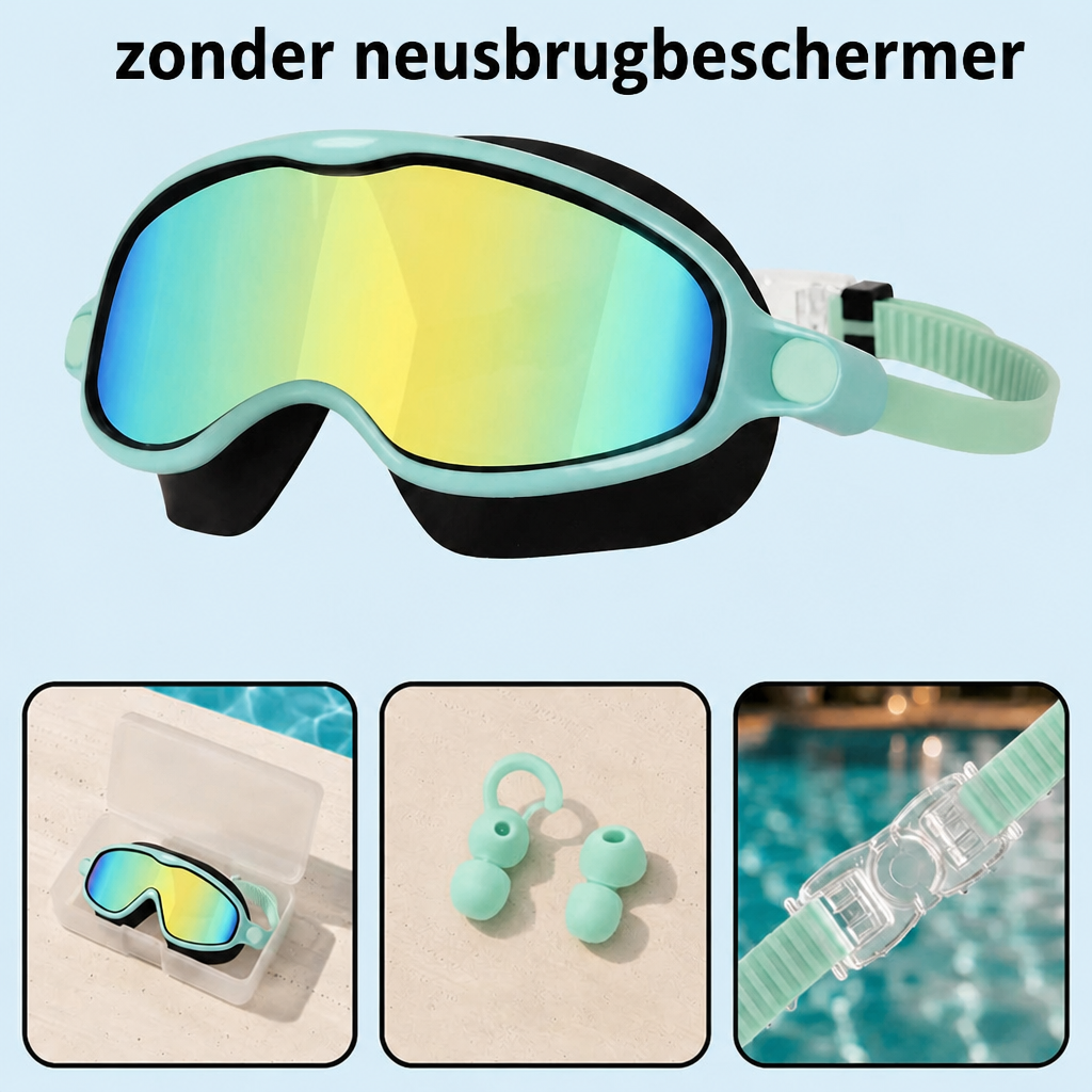 Coziboo™ SwimSafe - De Zwembril Waar Kinderen Graag Mee Zwemmen