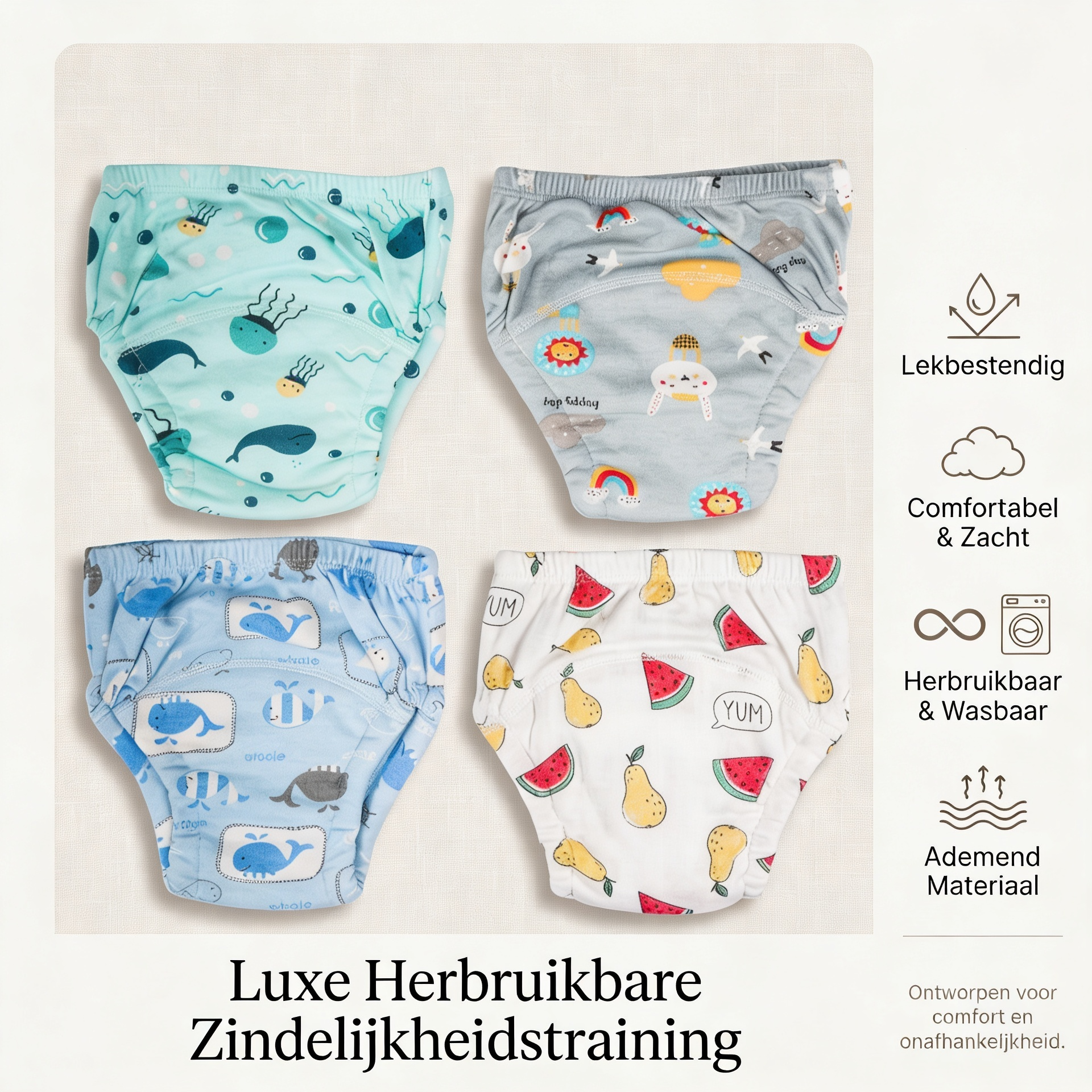 Coziboo Zindelijkheidsbroekje – Herbruikbaar & Lekvrij Comfort
