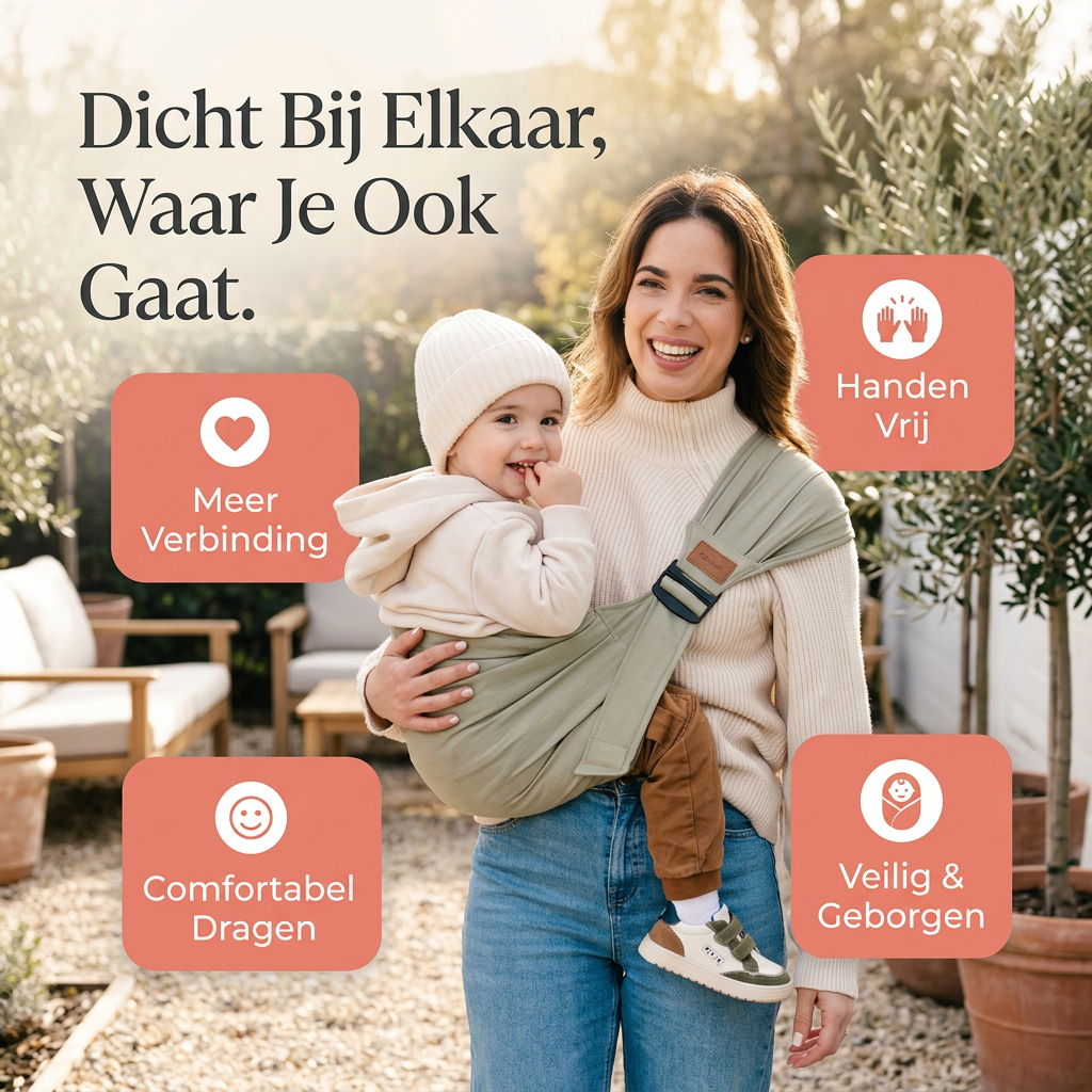 Coziboo SnuggleCarry™ | Ergonomische Babydraagzak