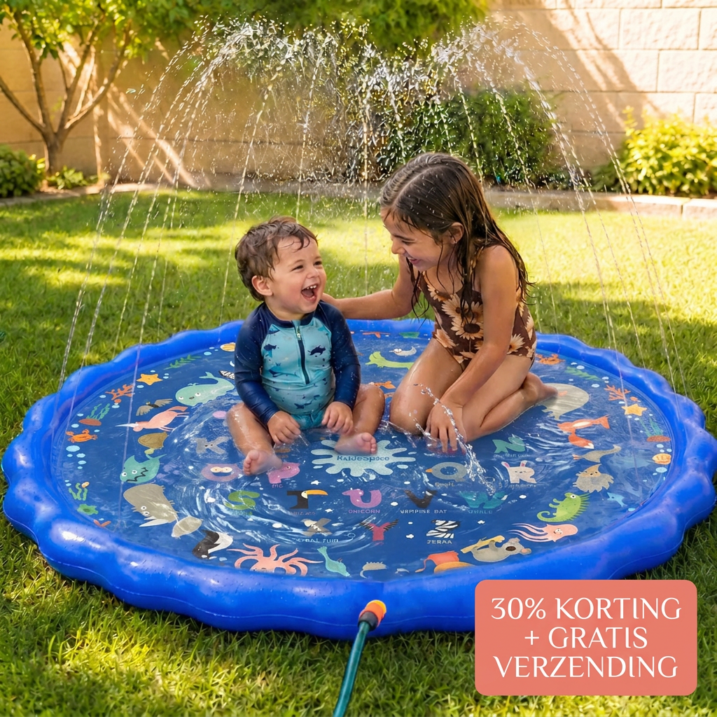 Coziboo AquaSplash™ | Watersproeimat Voor Kinderen